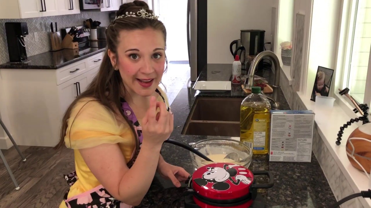 Baking with Princess Belle- Waffles