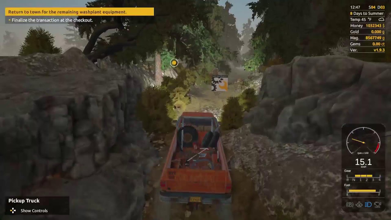 Gold Mining New DLC, Diamond Creek Tier 5 Set up
