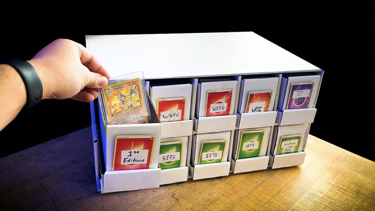 The BEST way to store bulk Pokemon Cards! | ASMR (No Talking)