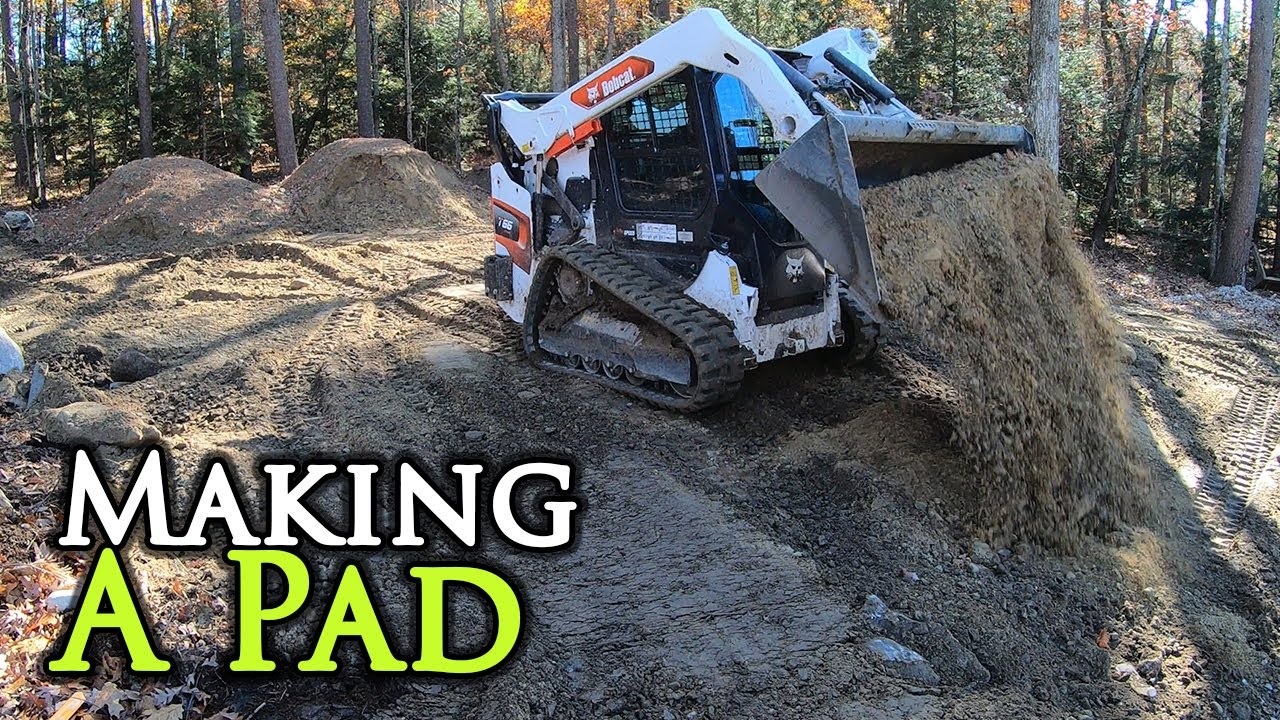 Building A Shop: Spreading Fill & Making a Pad