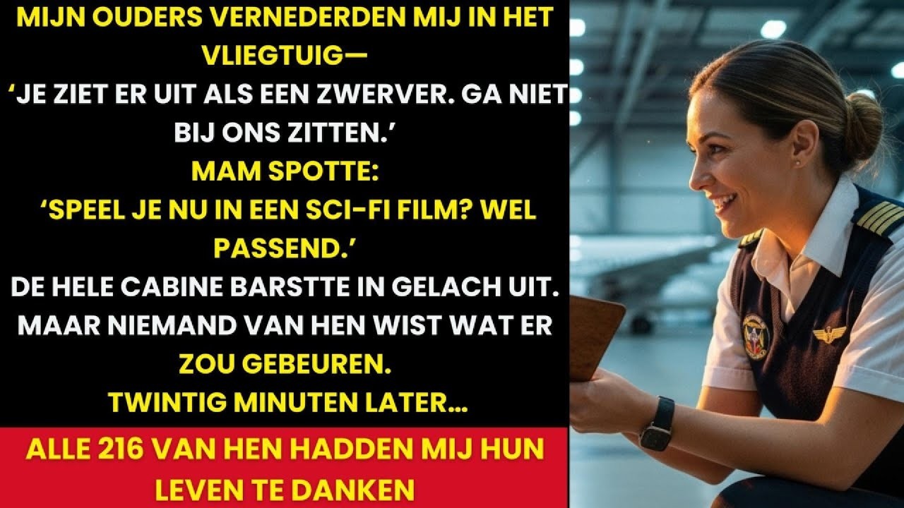 Mijn Ouders Bespotten Me In Het Vliegtuig – Iedereen Lachte, 20 Minuten Later Redde Ik 216 Levens