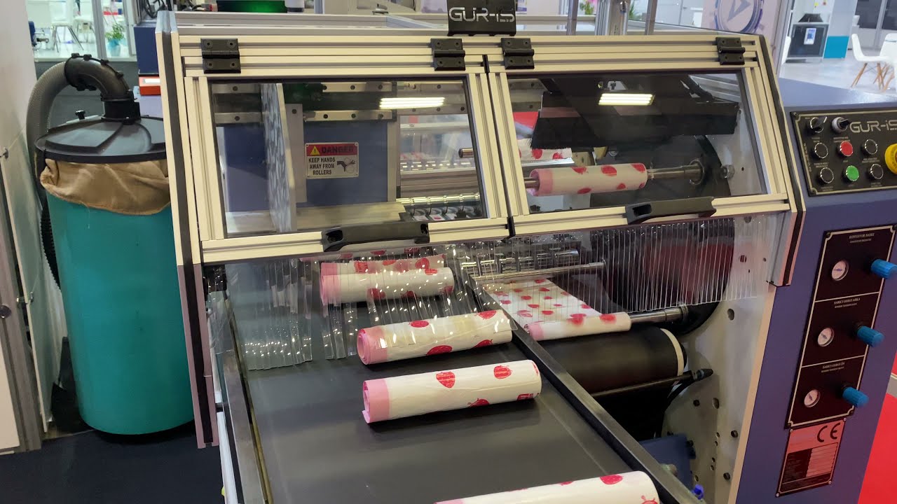 PSD2-INT 1200 INTERLEAVED (OVERLAPPED) DRAW TAPE BAGS ON ROLL MACHINE UP TO 260 BAGS PER MINUTE