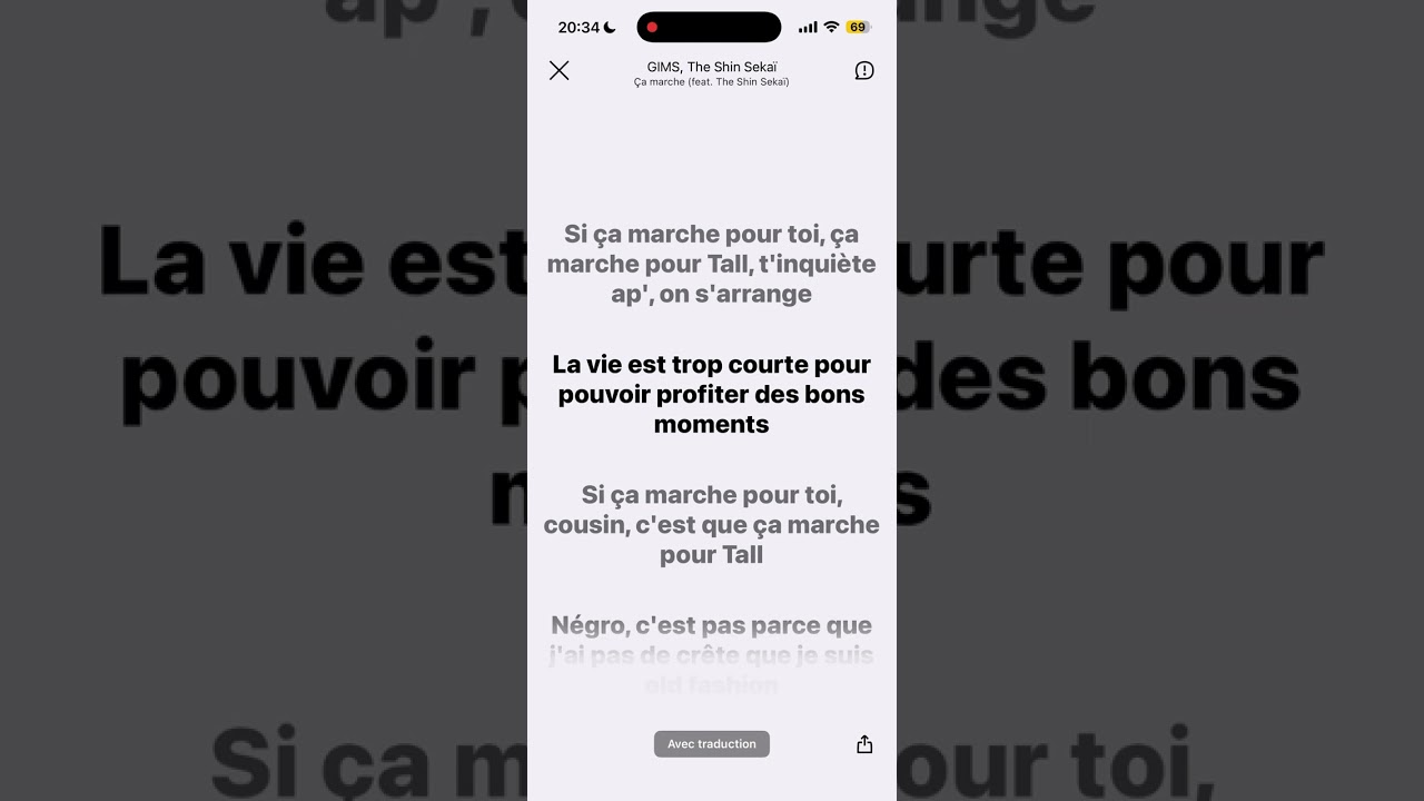 Gims, The Shin Sekaï - Ça marche 
