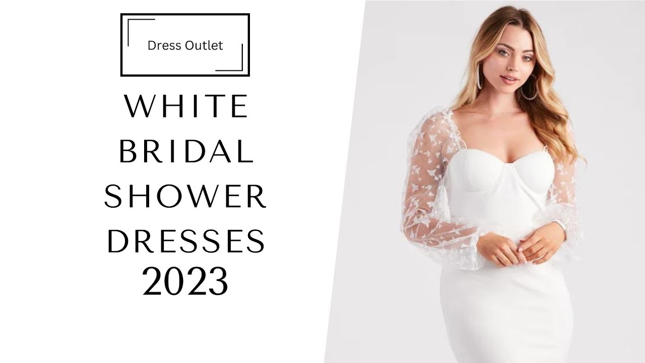 White Bridal Shower Dresses | TikTok Compilation ✨