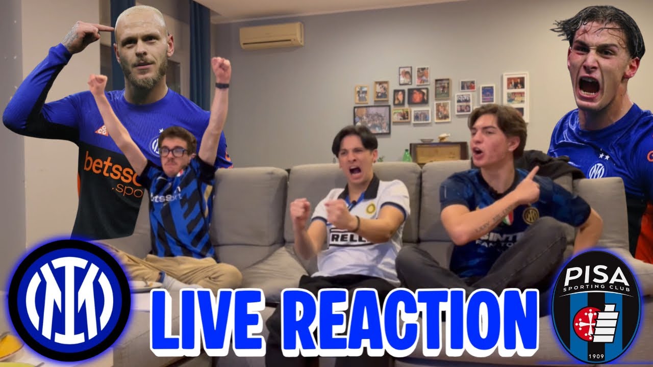 [RIBALTATA E DOMINATA!!] INTER-PISA 6-2 LIVE REACTION