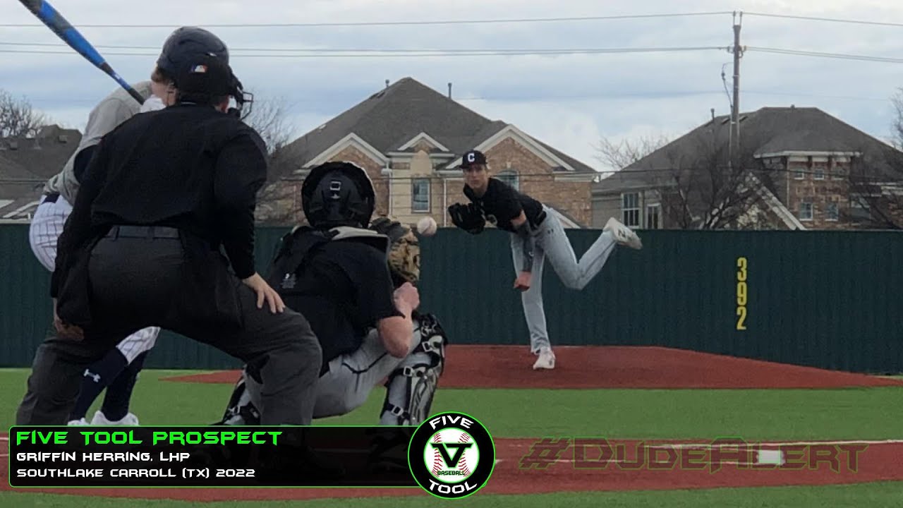 LHP Griffin Herring, 87 MPH, LSU Commit, Southlake Carroll (TX) 2022 Five Tool Baseball Prospect
