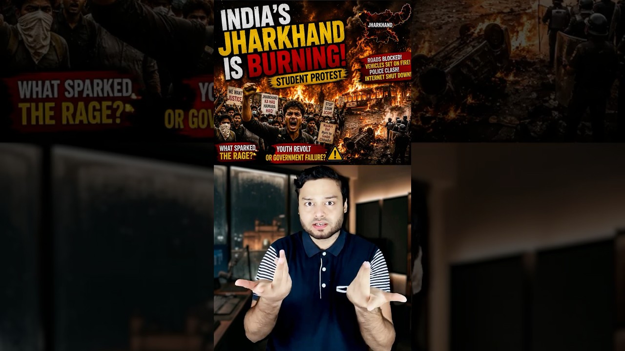 Jharkhand is BURNING! Jharkhand Student Protest is Going INSANE! #shorts