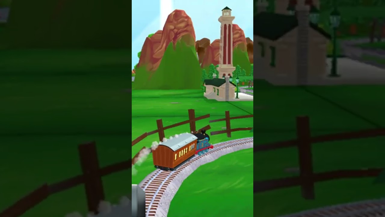 Thomas drop the passengers in Great Waterton Station #shorts