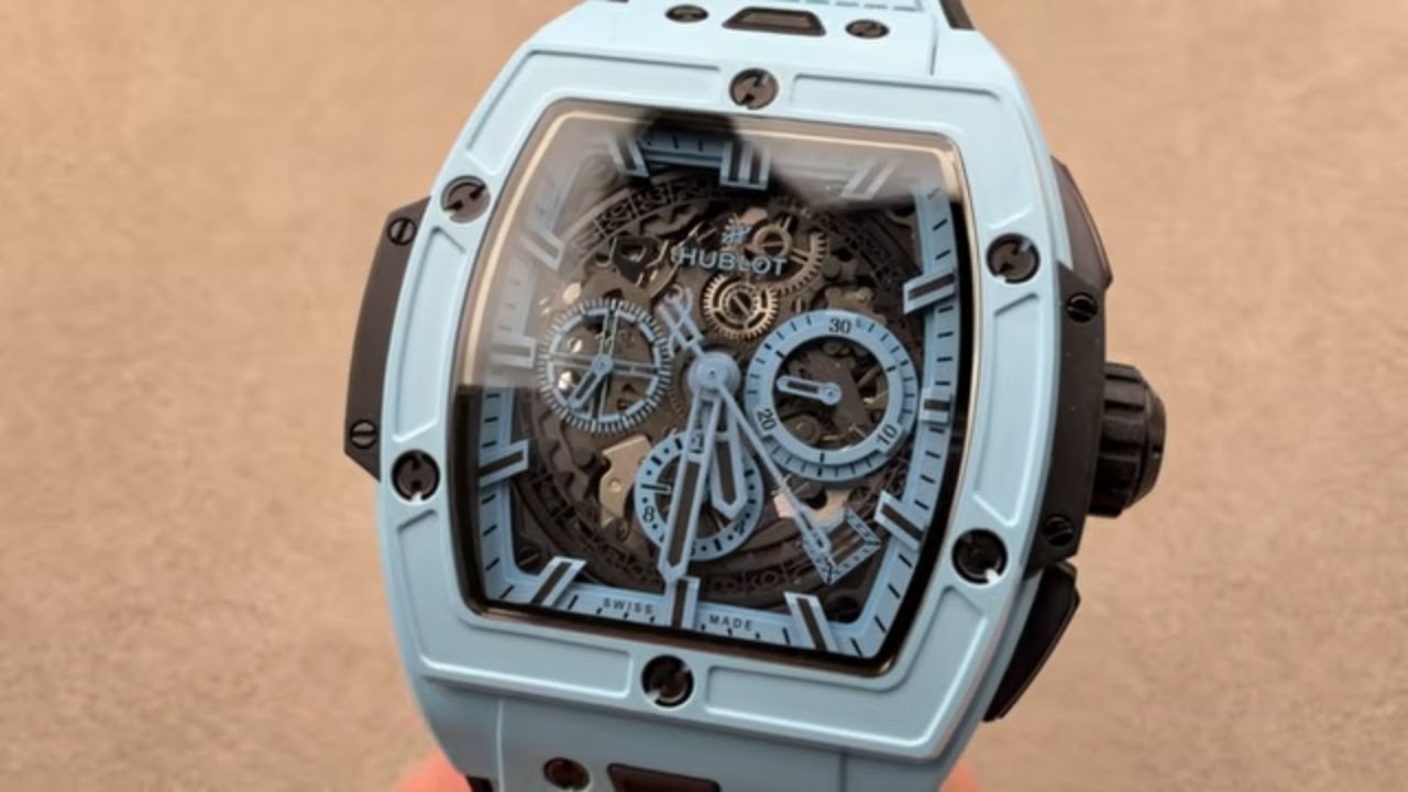 Обзор часов Hublot Spirit of Big Bang Sky Blue Ceramic 642.EX.5110.RX