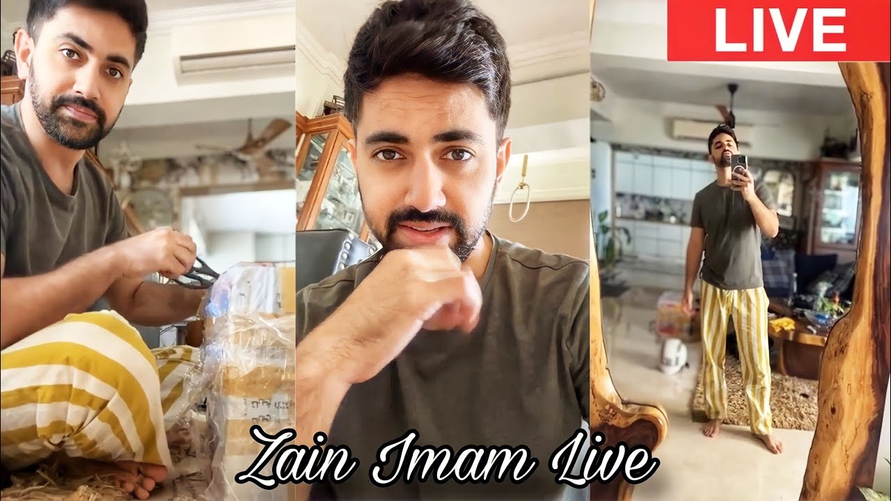 Zain Imam Live Chat Video ❤️