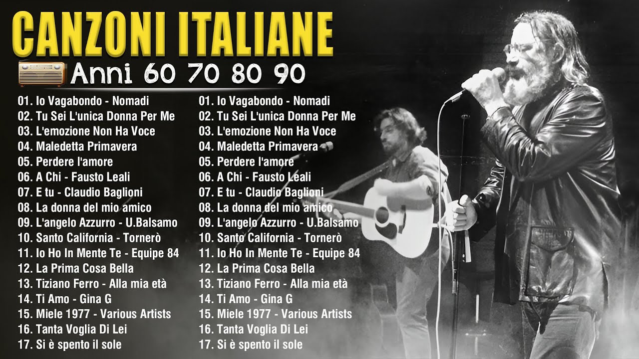 Le 20 Migliori Cover Di Canzoni Italiane 🔊 Canzoni Anni 60 70 80 90 Le Più Belle 🔊 Vecchia musica