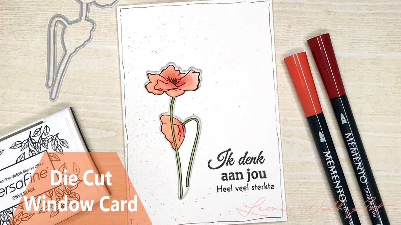 Nellie Snellen | Condolence card with a Window Die Cut