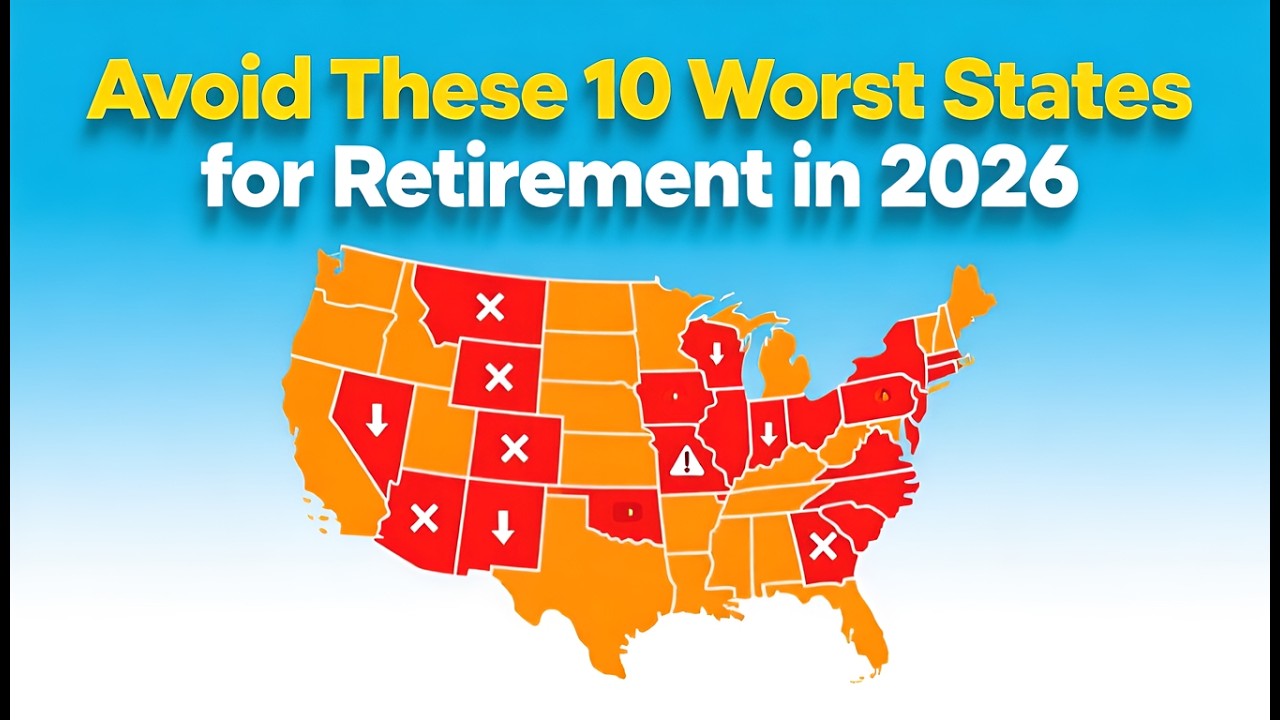 Avoid These 10 Worst States for Retirement in 2025 (Cost, Taxes & Healthcare Exposed)