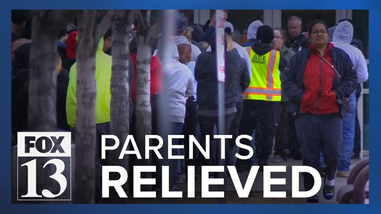 Parents, relatives relieved after school incident was only false alarm