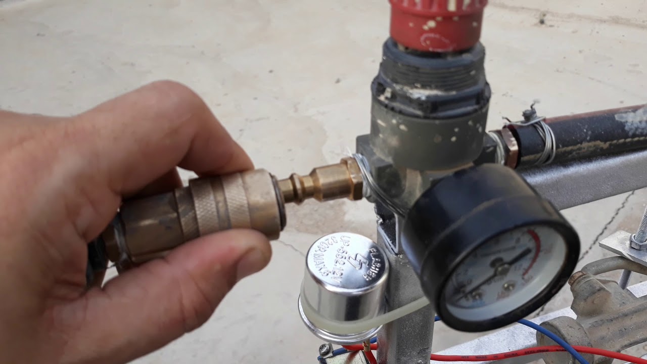 تصنيع جهاز تنظيف البخاخات بعد فكها