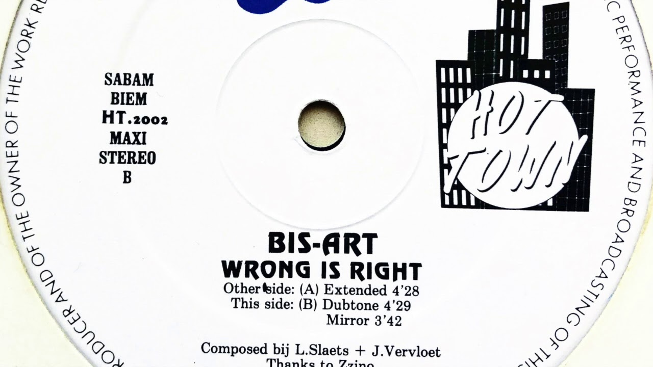 Bis-Art - Wrong Is Right (Dubtone Mix)