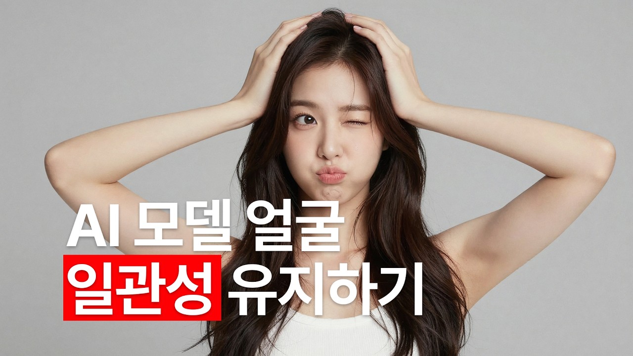 AI모델 얼굴이 계속 바뀌죠? 일관성 문제 원샷으로 해결하는 법