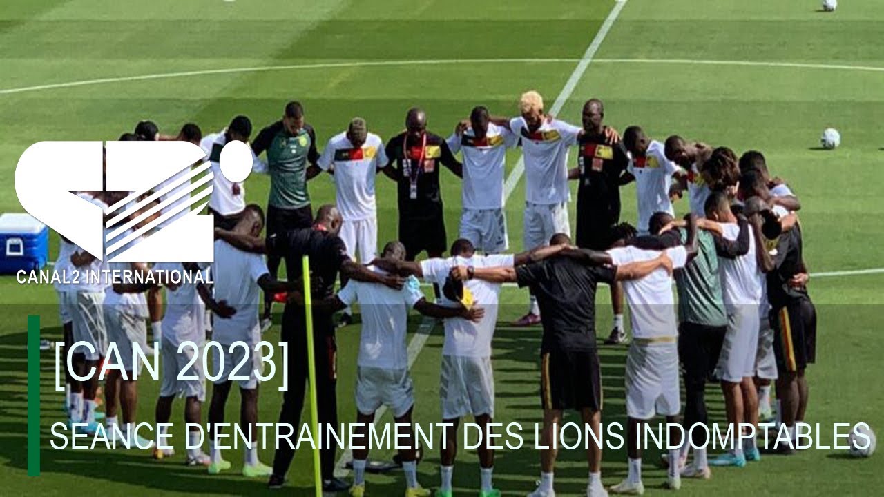 🚨[ CAN 2023 ] SEANCE D'ENTRAINEMENT DES LIONS INDOMPTABLES