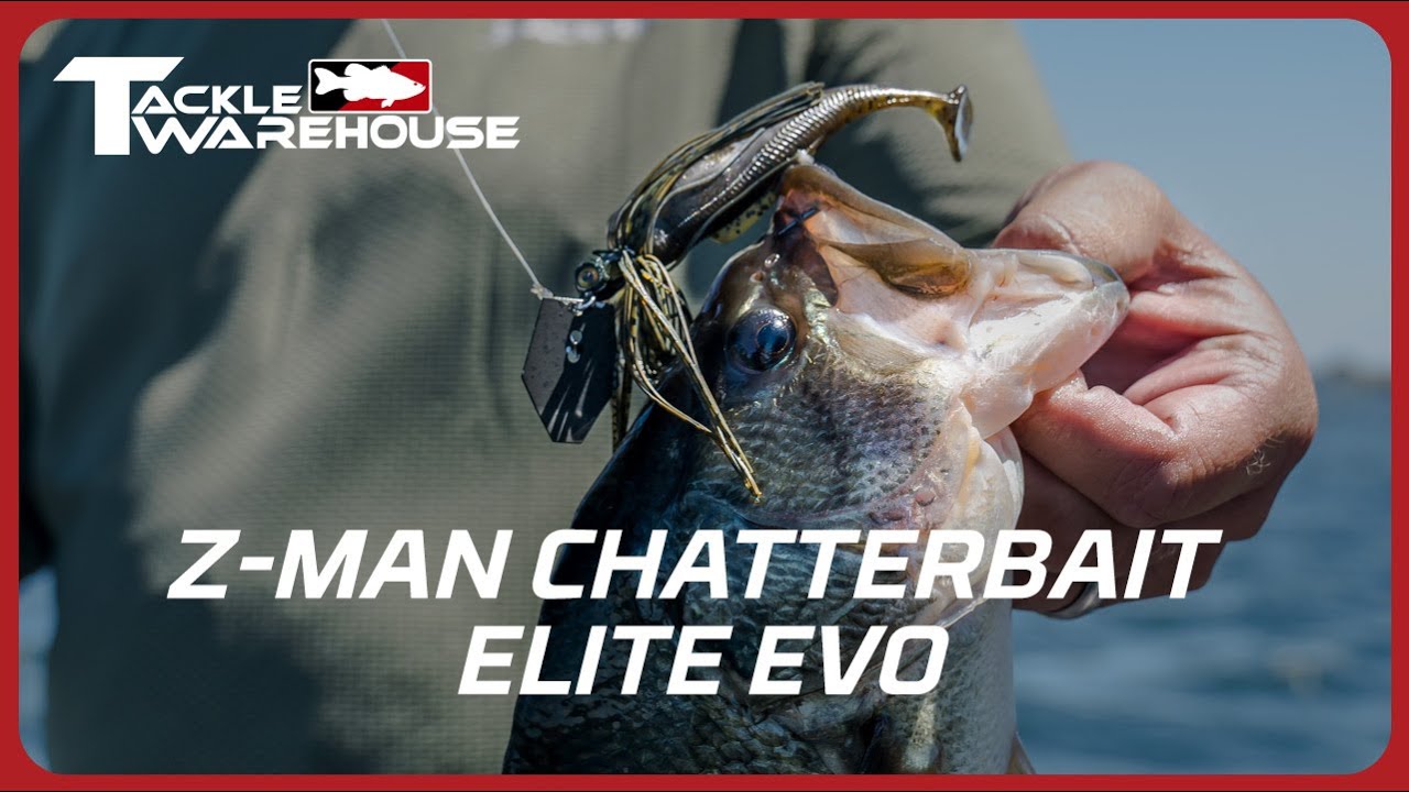 Видеоролик о продукте Z-Man Chatterbait Elite EVO с участием Люка Клаузена.