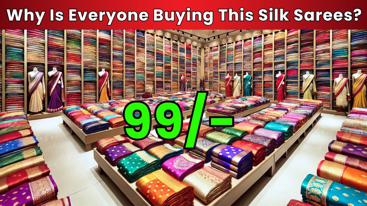 Why Is Everyone Buying This Silk Sarees? 🤔 | Silk Saree Manufacturers In Surat | saree wholesale
