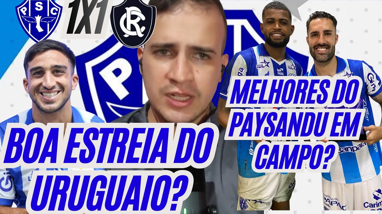 Foi Boa a estreia do Uruguaio Bonifazi?|Melhores em campo do Lado do Papão?