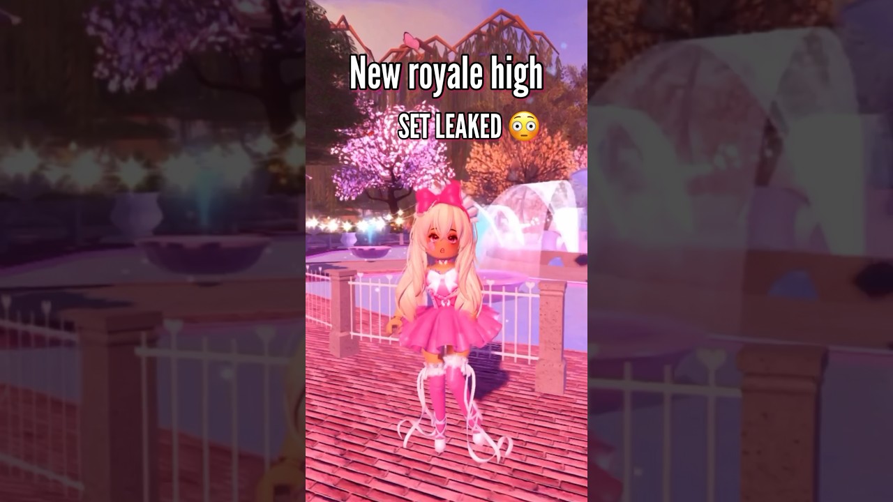 New royale high set LEAKED coming SOON? 😮 #royalehigh #roblox #foryou #foryoupage #rhteaspill