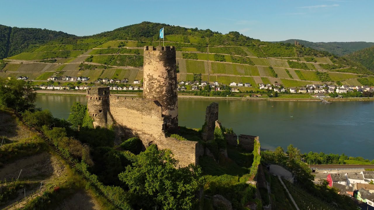 Drone flight over Fürstenberg Castle | Middle Rhine Valley Germany   🇩🇪  |  DJI Mini 2 4K Cinematic