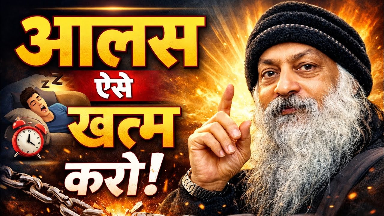 OSHO- आलस ऐसे ख़तम करो! 🥱🌷