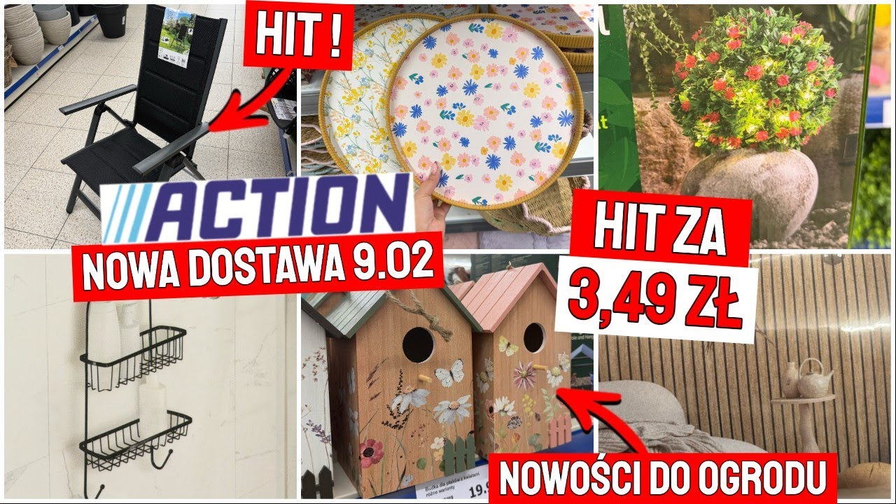 📍ACTION NOWOŚCI 9.02😍 TANIE LAMELE XXL DO ODNOWIENIA WNĘTRZ🔥 HITY DO OGRODU, PRZEGLĄD PÓŁEK