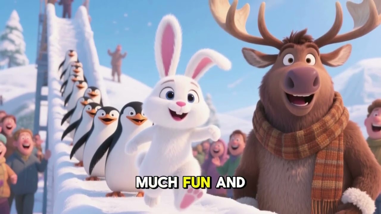 The Moose Who Built a Snow Slide