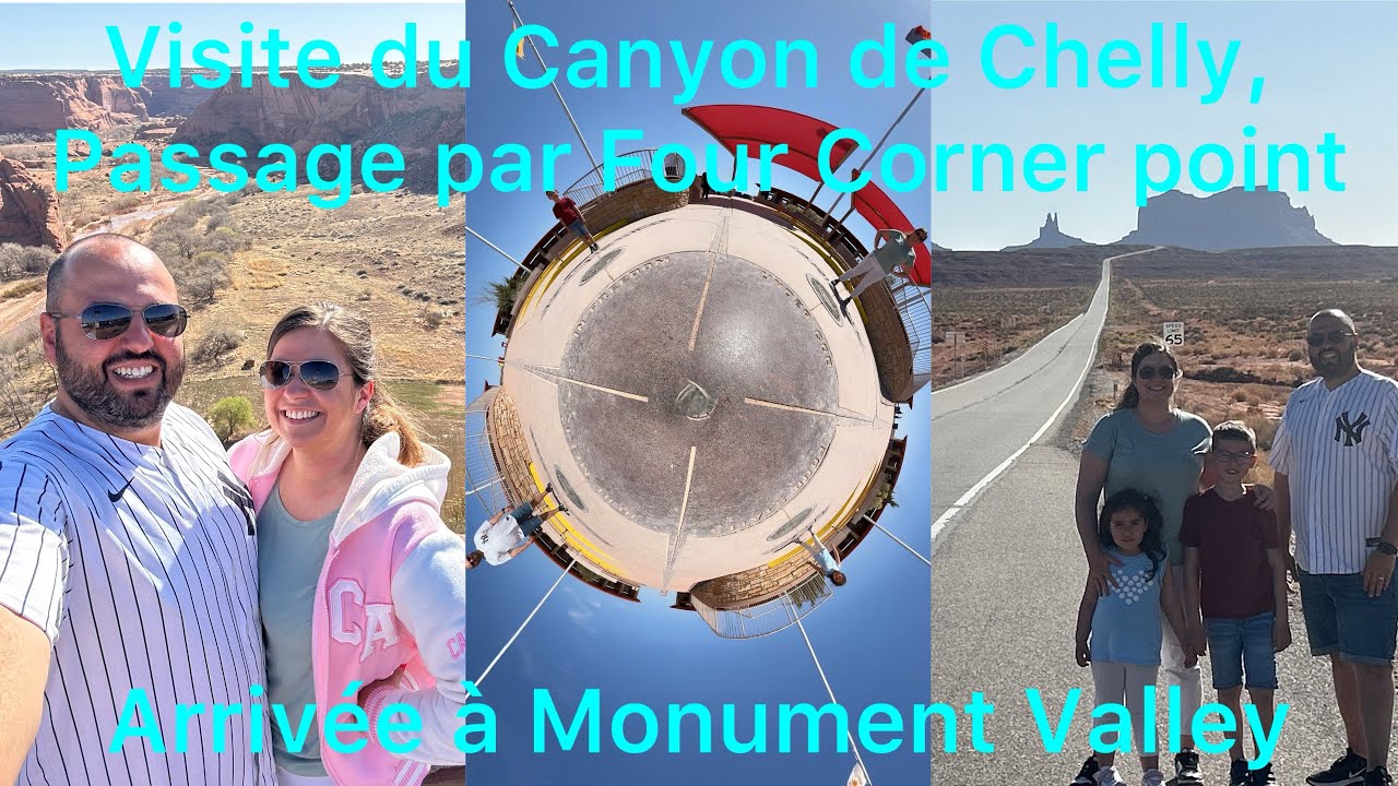Vlog 5: Ouest Américain: visite du Canyon de Chelly, et arrivée au Grand canyon.