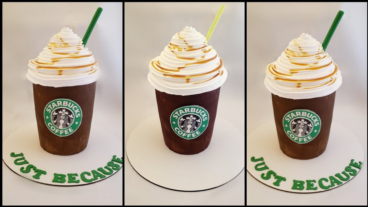 Starbucks cake /pastel vaso de Starbucks