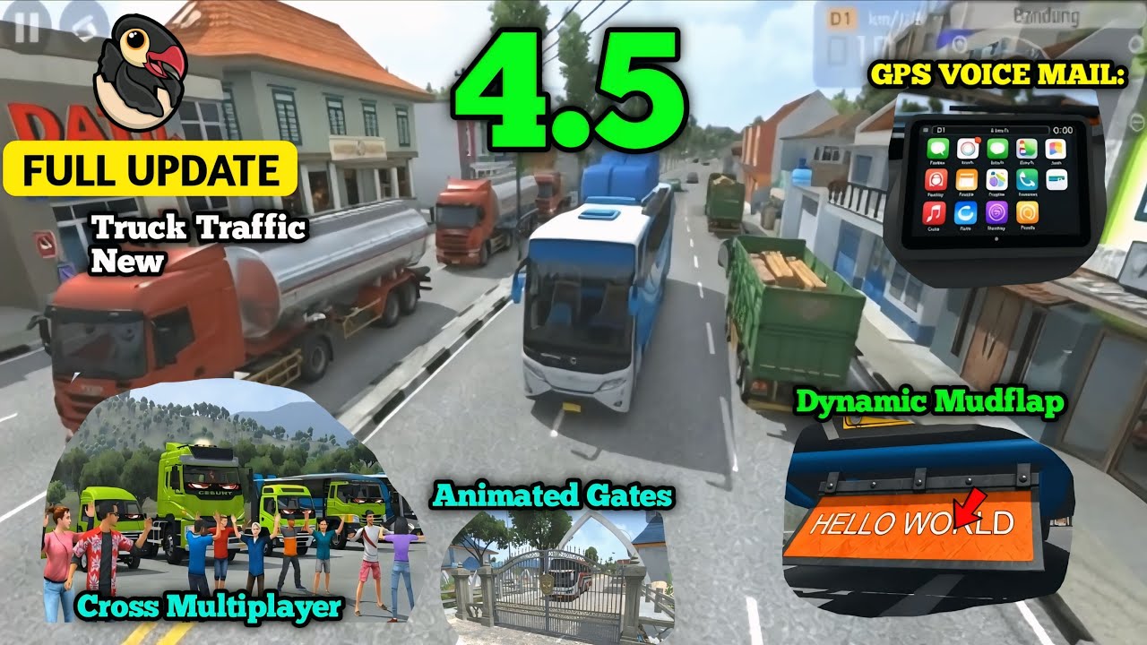НАКОНЕЦ-ТО! BUSSID V4.5 Новое обновление: 100% ВСЁ добавлено! (ЛУЧШЕЕ обновление от Maleo) Bus Si...
