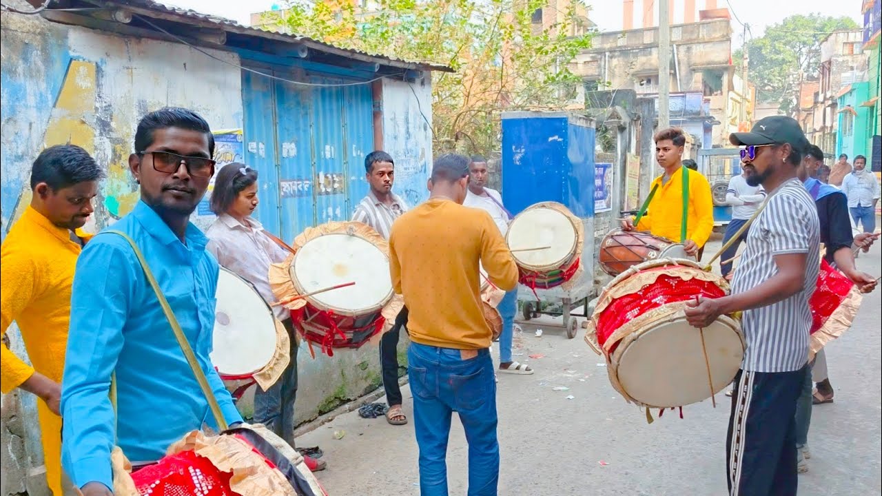 NABADWIP SARASWATI PUJA 2K26❤️ TURA PARA WIN CLUB❤️🔥 NEW DURGA DHOL TASA 🔥💥❤️ 🎹PLAYING - RAJESH DA❤️