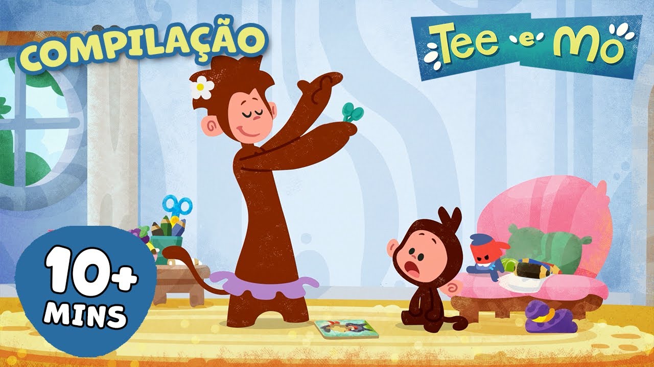 Tee e Mo 🙈 Temporada 1, Episodio 13-14 🍌 EPISÓDIO DUPLO COMPILAÇÃO