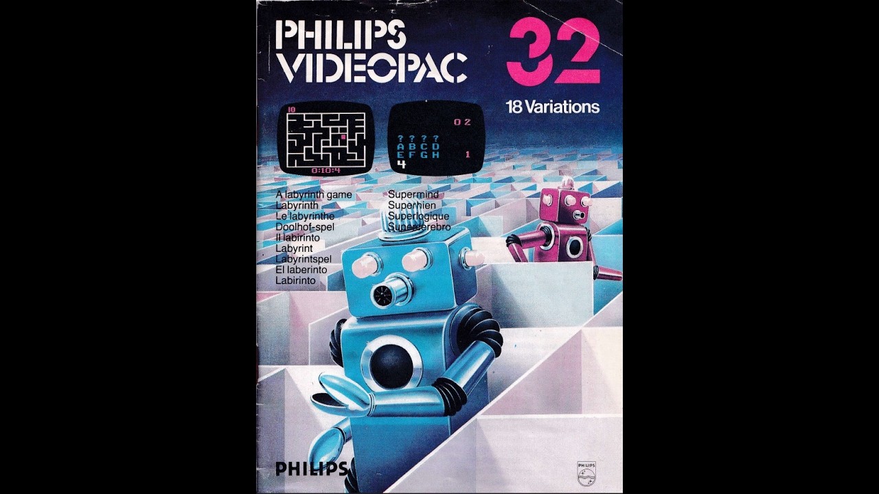 A Labyrinth Game & Supermind - Philips G7000 Videopac nr. 32 - GubbaGaming #retrogaming #videopac