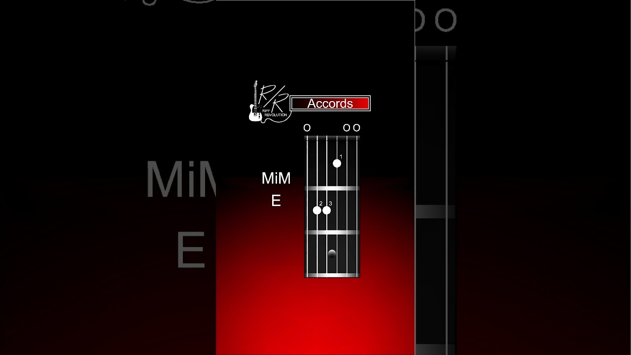 Accords - MiM (E) #accords #apprendrelaguitare #coursdeguitare