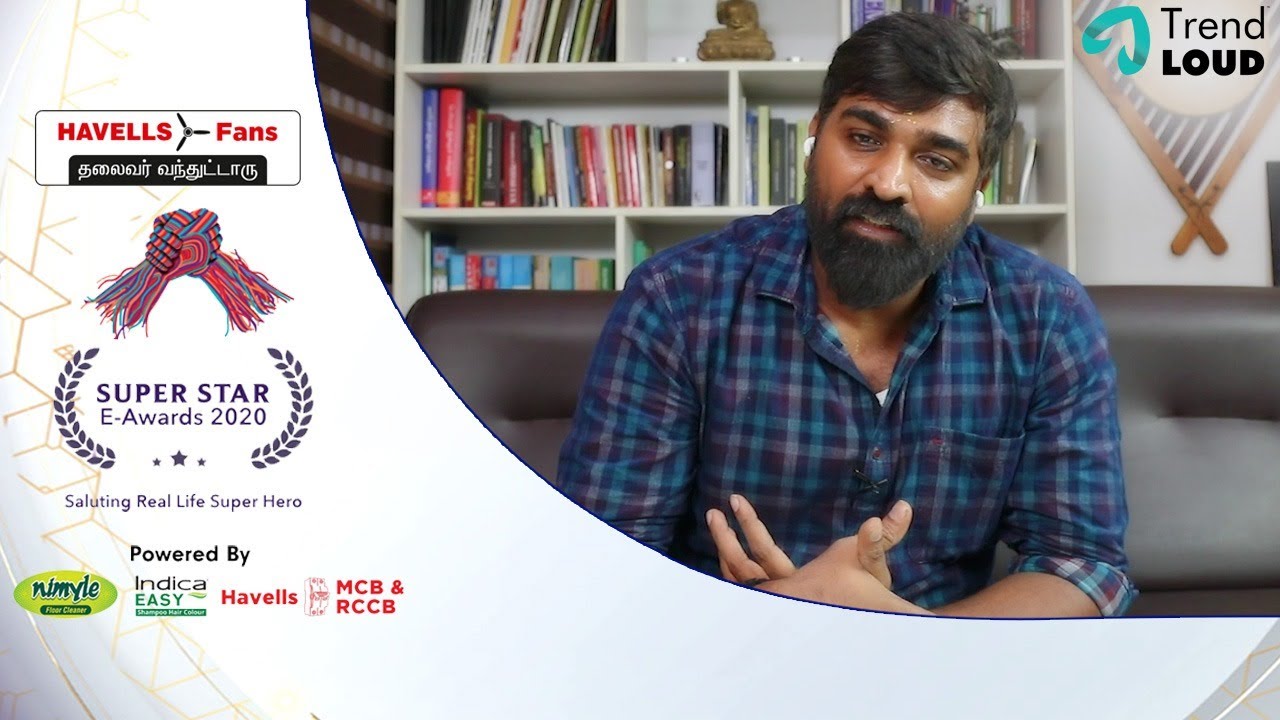 Vijay Sethupathi -Superstar E Awards ,Saluting RealAwards CineNXT