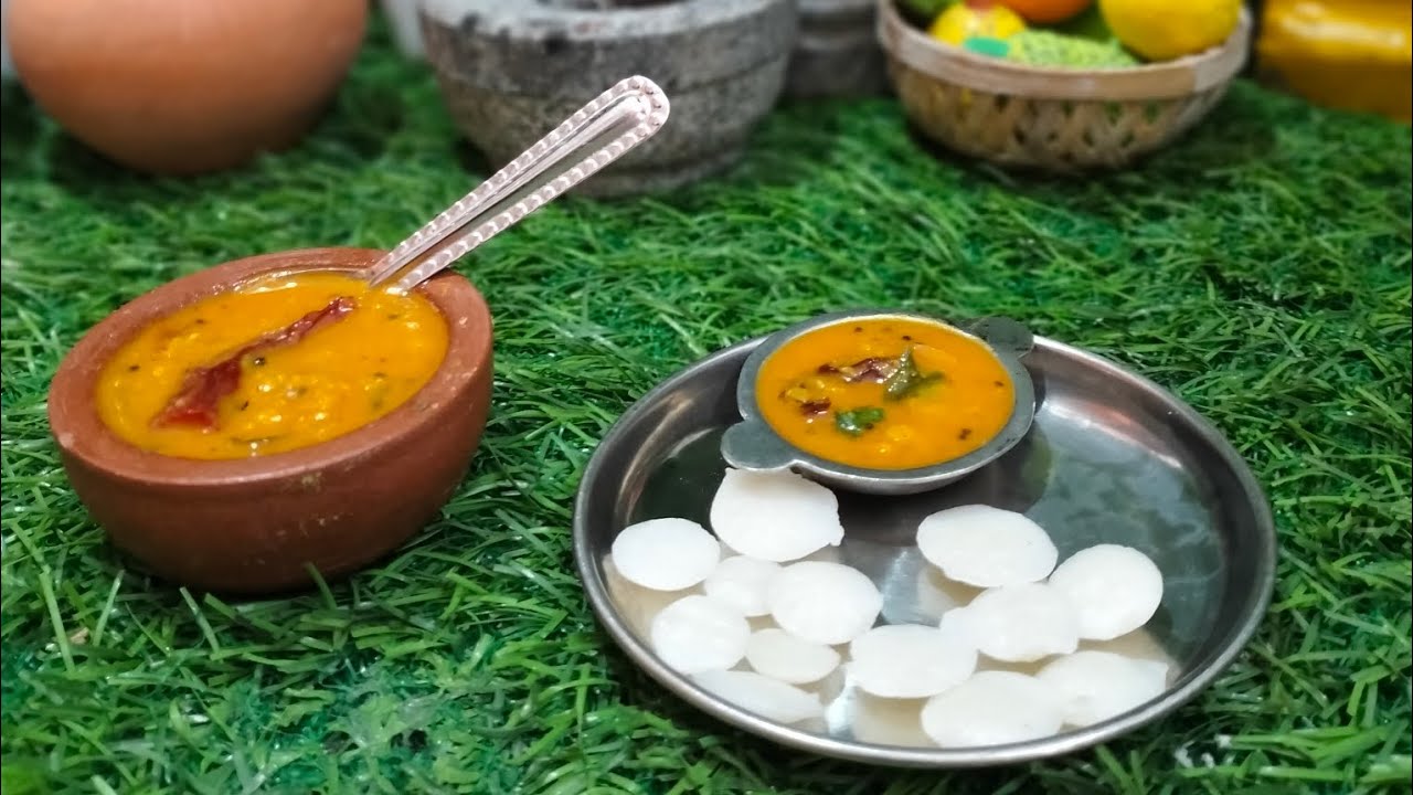 Mini instant idli & quick sambar.#kids tiny food