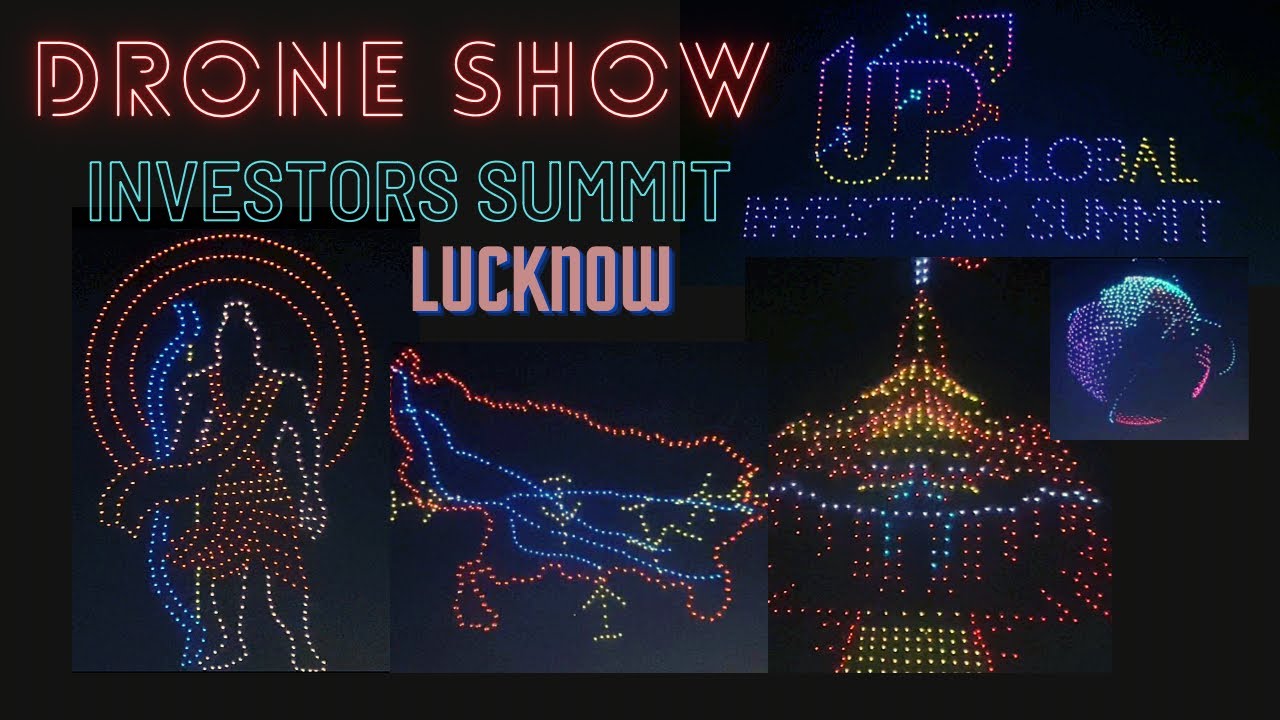 Drone Show || G-20 Global investors Summit || Lucknow || Lifescapes With Kusum #drone #droneshow