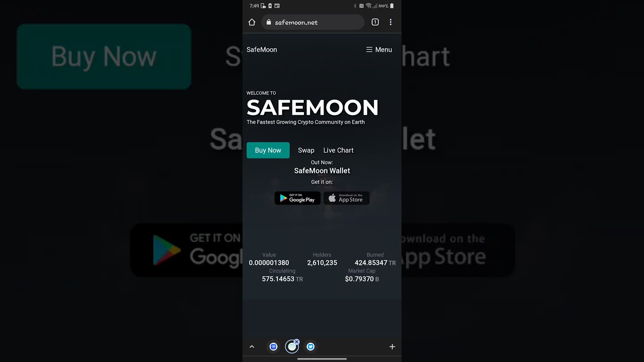 Safemoon day 7 Reflections Results using safearn.app 6+ million daily average with 322B tokens