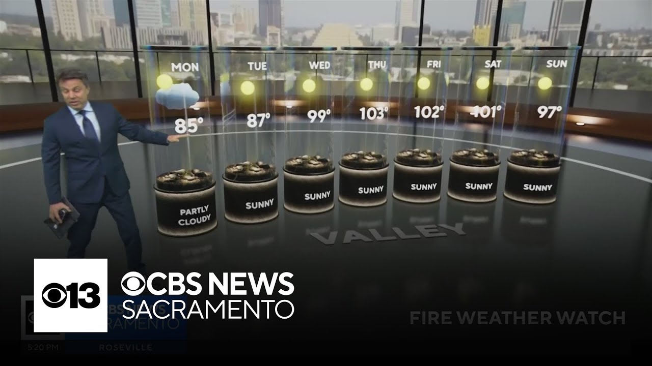Sunday evening weather forecast - June 7, 2026