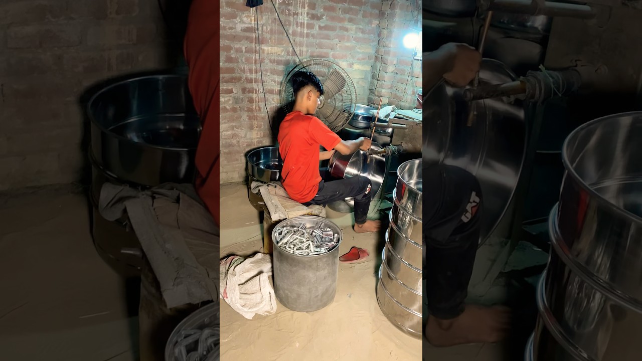 Stainless steel Biggest Tub Manufacturing process #shorts #handmade #reels