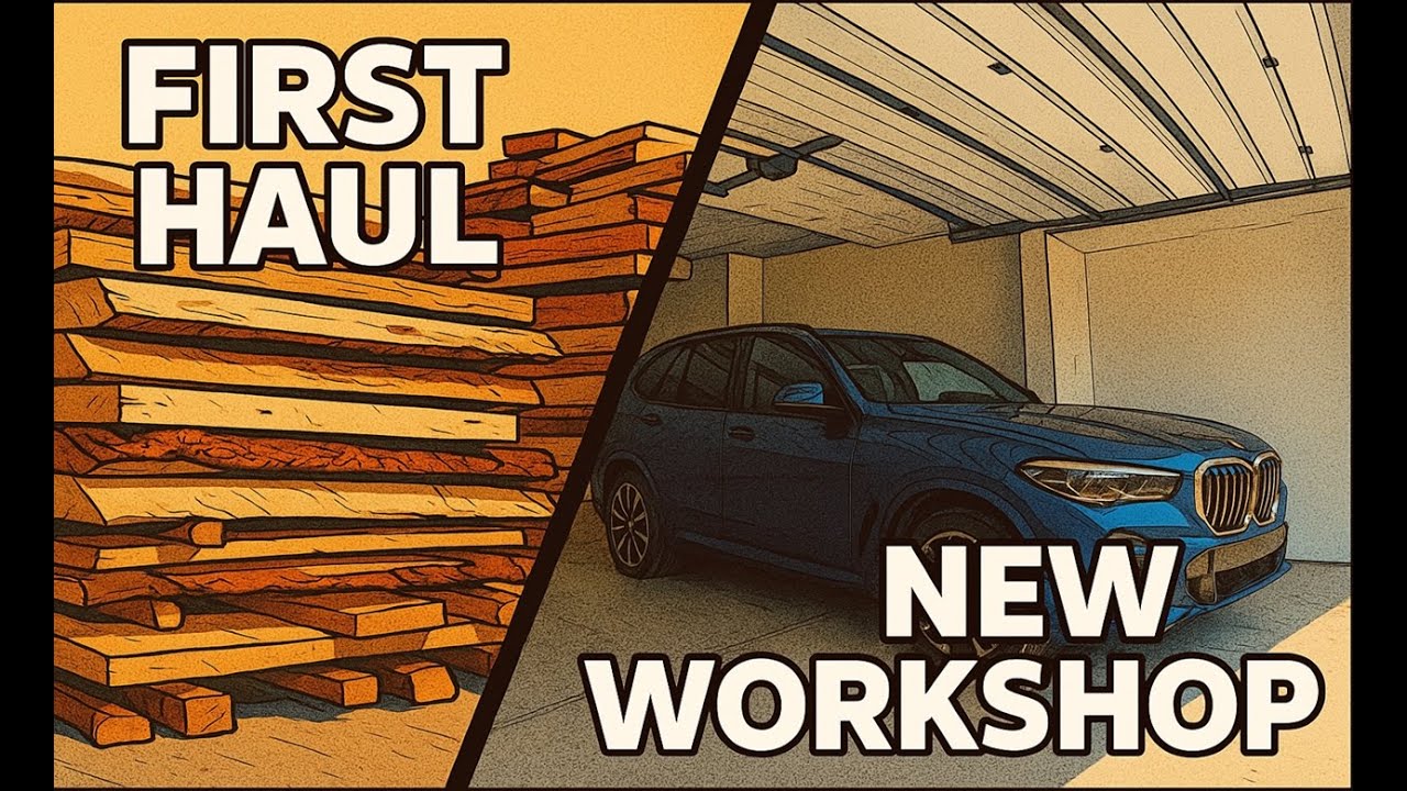 Ep.001 My New Woodworking Workshop | Beginner Woodworking Journey