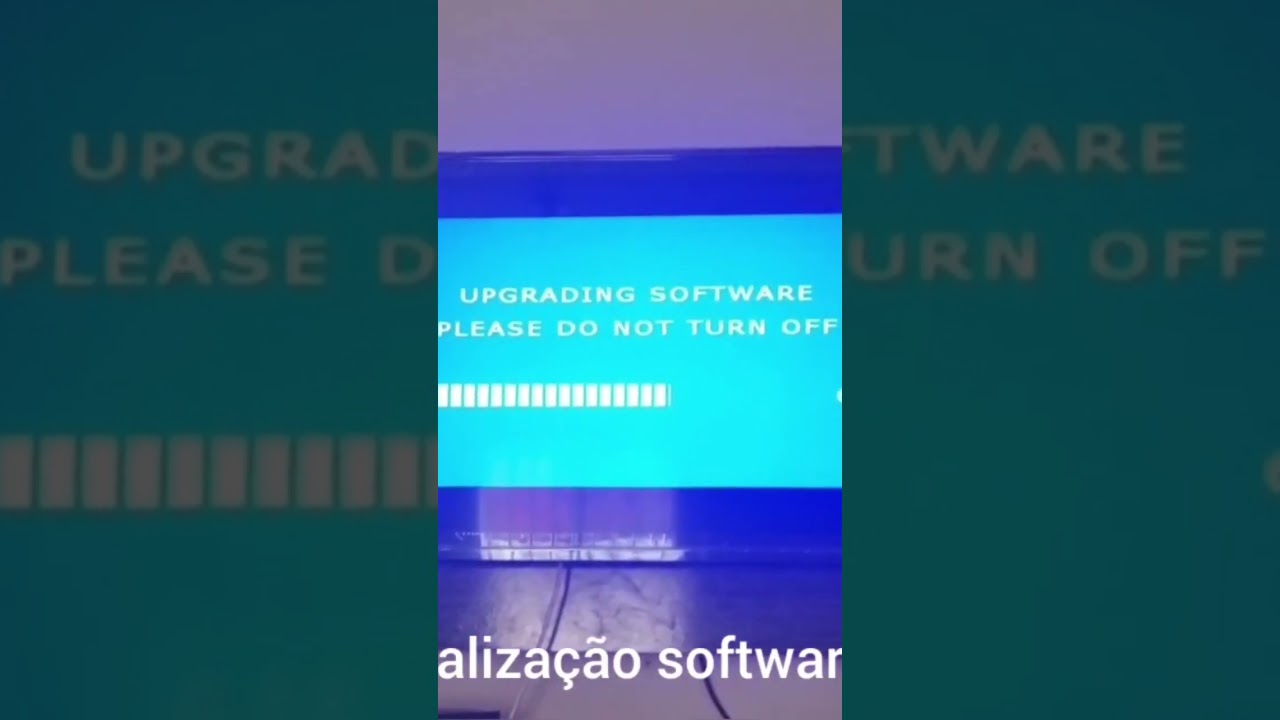 atualiza&ccedil;&atilde;o de software TV #gledsoncell #consertos