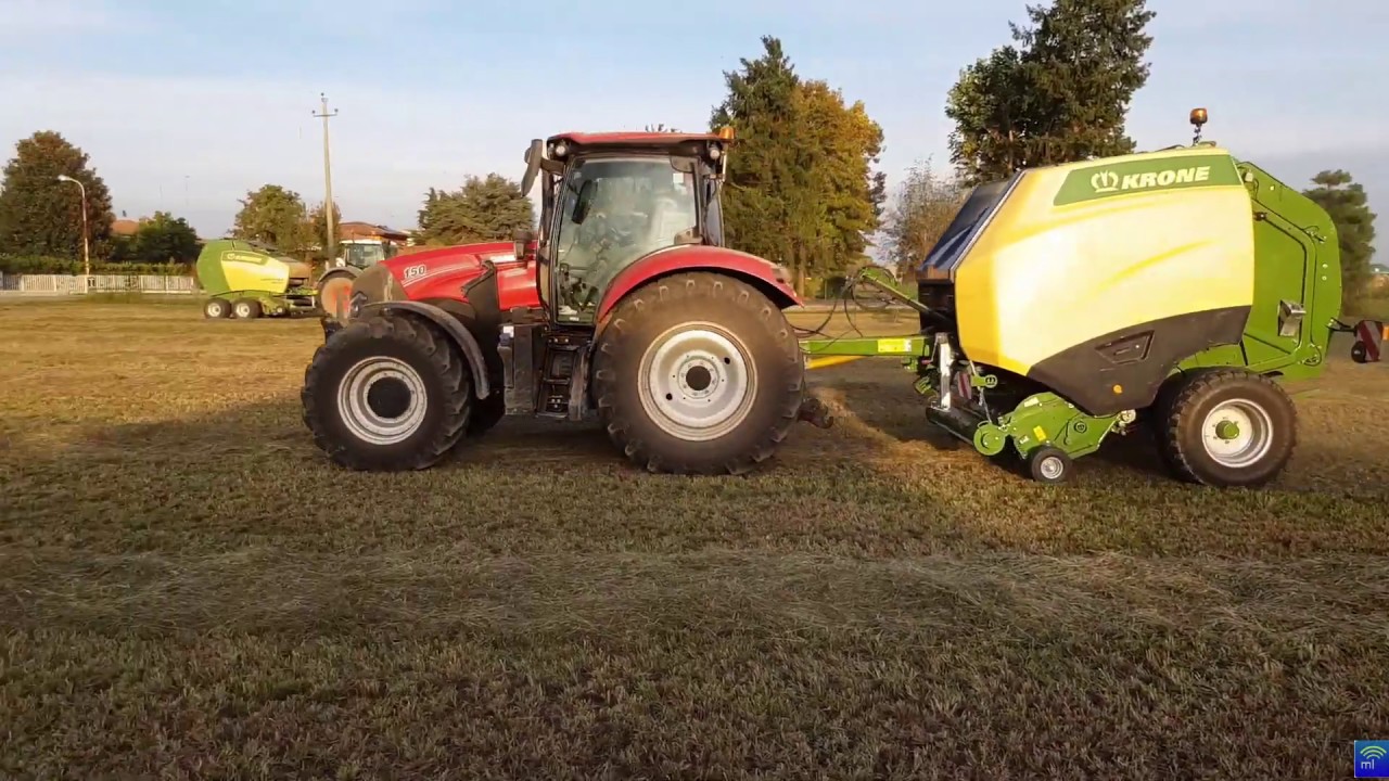 imballatrice krone comprima fieno e fasciatura lavori conto terzi fratelli Spagliardi