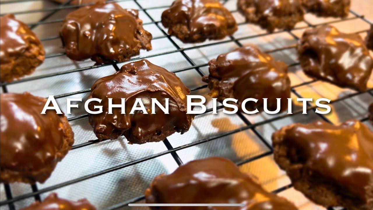 Afghan Biscuits Recipe #ryukenphajed  #afghanbiscuits #biscuits #biscuitsrecipe  #cornflakescookies