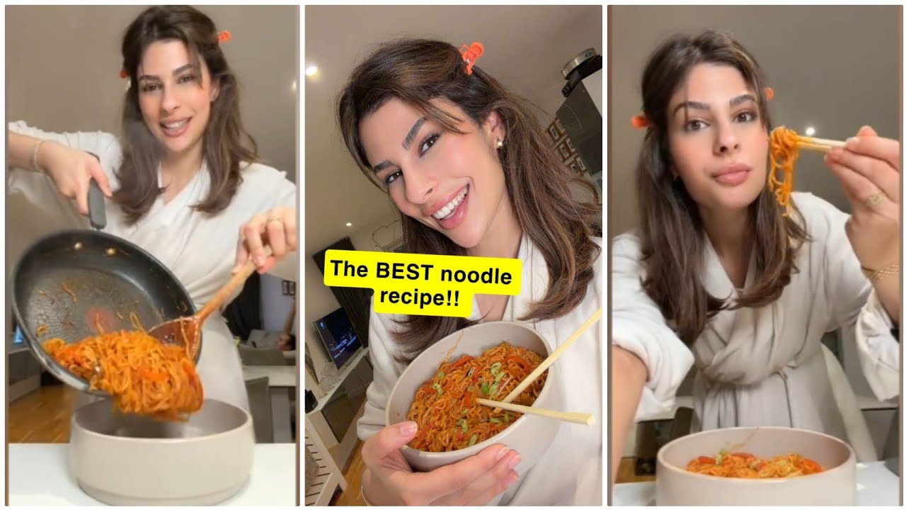 ندى الحاج | طريقة عمل ال noodles بشهي 😋