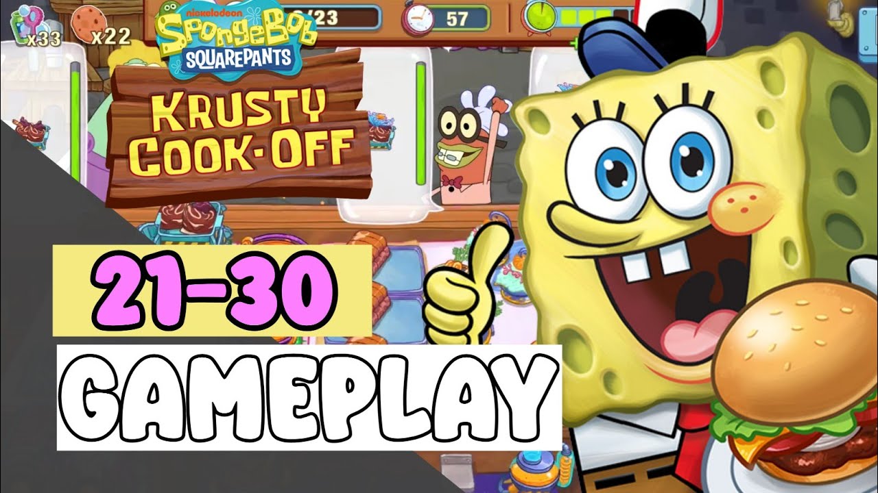ALCHEMY ROOM ISLAND IN THE SKY Level 21-30 - SpongeBob: Krusty Cook-Off - Gameplay Walkthrough