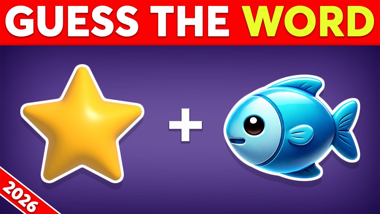 Guess The WORD By Emojis? 🧠 Compound Words Challenge 🤔 Emoji Quiz